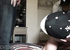 French bottom fucked by 2 thugs