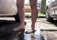 Public Town Urinate With Popp Sylvie