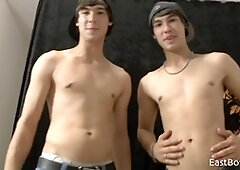 Straight to gay, twink masturbation, lads