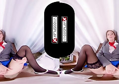 VRCosplayX.com Anal Invasion Nail With Doki Doki Literature Club%27s Tramp Monika