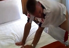 Spanked Gay Amateur Loves It Rough