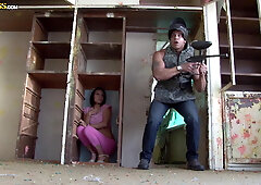 Paintball ends in a blow-bang