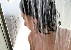 Amateur blondie solo anal masturbation