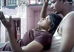 Indian housewife shows off her huge natural breasts and perky nipples