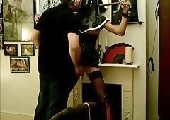 kinky t girl rubber nun drinks her own spunk