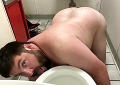 Middle-aged man enjoys fetish play in HD videos