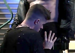 This rough gay boy loves biker dudes