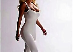 Blond with a Playboy vibe - AI generated