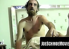 Inked Redneck Strokes Thick Cock On Dusty Porch Swing