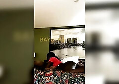 Ts Baycardi Flip Bangs With Ebony Dude