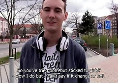 CzechHunter - Girl tongue kissing sex tape