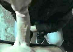 Czech Hunter - Czech bareback blowjob cum outdoors