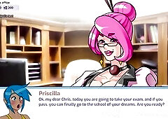 Principal Changed Her After My Pants are Off - Sissy Make Delux Toon Gameplay