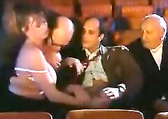 3 Females in a Clip Theater getting double team