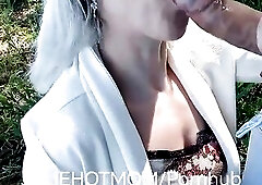 A stranger mother i'd like to fuck unexpectedly accedes to booty to throat right on the street.