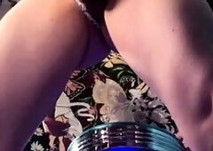 Hazel Lush Masturbates With MIrror Play