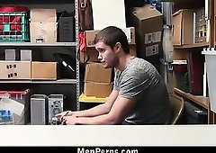 Beefy Cop Fucks Straight Guy For Stealing Gift