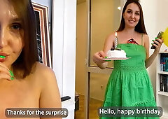 Stepmom Gave Her Pussy to Her Stepson for His Birthday