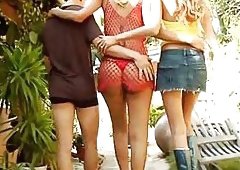 Hot Stuff Satisfies A Boy & A Tgirl