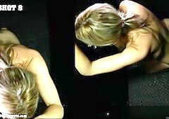 We really enjoyed having Lindsey over at our gloryhole studio. She had to work hard for it, but she did it and collected eight big loads to swallow! W