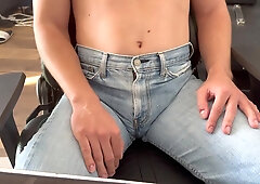 Wanking In My Levis Jeans During I Am Watching Porn!