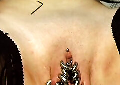 Redhead mother I'd like to fuck Shows off Her Extraordinary Piercings
