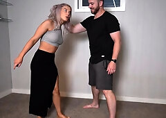 Cayenne Klein blond foot fetish riding cock