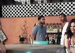 Facial loving hairypussy babe IR pounded by her BF