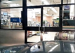 DeeDee69 is thirsty after a group sex cum gulp party and needs to stop for a swallow.