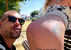 Anthony Jonezs, Venom Evil And Garganta Profunda - Piss Slut Fucked In Public Park In Seville In The Middle Of The Day - Deepthroat - Piss Shower - Cu
