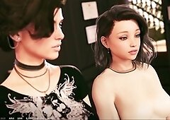 Mom plays through the game with her big boobs and cute booty