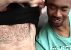 Muscle Ricky Larkin Bareback Banging Black Gay After Rimming