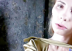 first-timer russian shemale jamming her rump