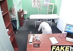 Fake Hospital Large titties concupiscent Mother I'd Like To Fuck chiropractor bangs doctor after massage