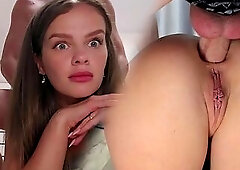 I got drilled in the booty right during the recording of rils