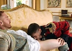 Menofuk.com - Leander as well as super slim Joey Mills gagging