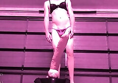 Sissy rides sextoy