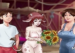 Uncensored porn game with big tits and anime vibes