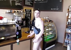 Nude musle in public