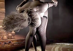 Tranny Femboy Blond Elf Leg Up Sex and Standing Bang. Trap ace bang Standing screw by a thick golden-haired Tgirl. Sissy femboy standing ace bang. Fut