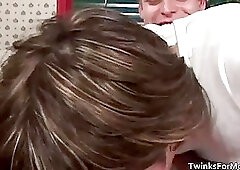 Sexy twinks having hardcore gay sex for cold hard cash 2