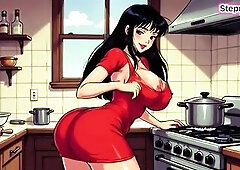 JOI Stepmom in Kitchen sexy - Come with me 100% U'll cum - Bawdy Talk
