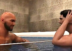 Shy Virgo couldn't resist the favorite swimming teacher.