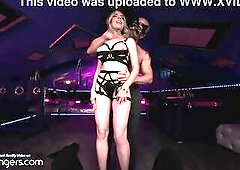 VR Bangers: Lusty Golden-haired Likes 2 Schlongs in Her Holes. Hardcore double penetration Male+Male+Female In S&M dungeon pt.1