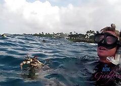 Nice Brunette On Vacation