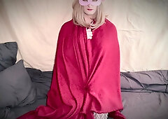 Crossdresser with immense cupcakes in nighty faps