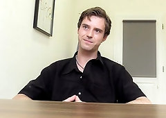 Playful guy earns a facial after hardcore anal