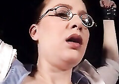 Large boobs chick Catherine tied and gratified by her taskmaster