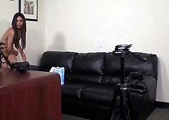 Raini Experiences An Intense BackroomCastingCouch Action