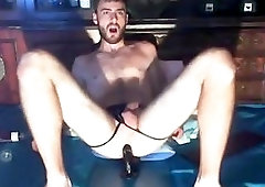 Working my hole like a dirty whore